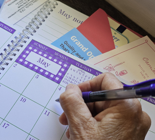Writing In Calendar
